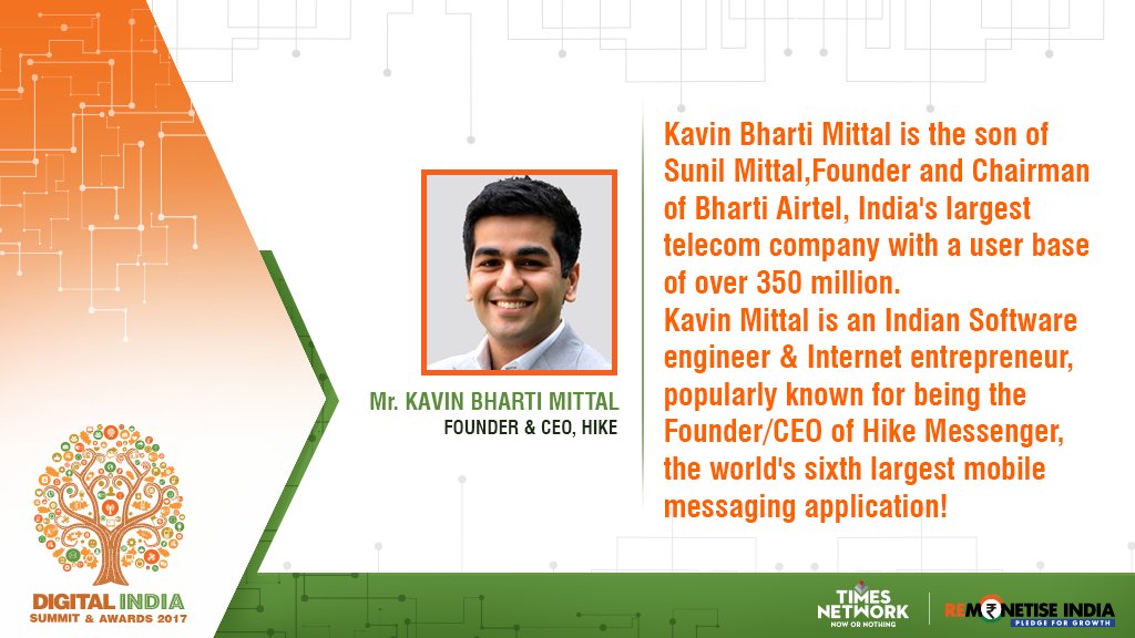 DigiIndiaSummit's tweet photo. Mr. @kavinbm was among the few prominent dignitaries at the #DIS2017. Here's a little insight on his contribution to Digital India. https://t.co/1RLTejIQCf