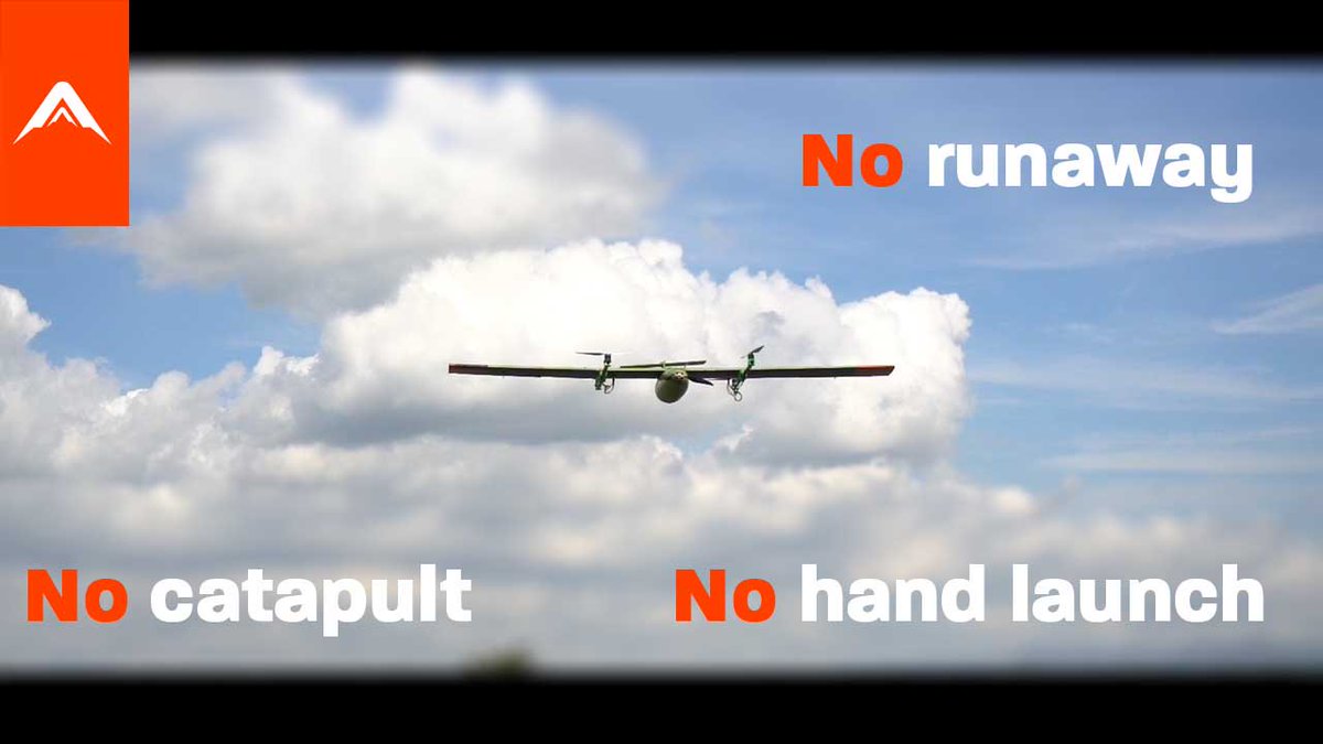 RaptorUAS's tweet photo. No more #Fakenews This new VTOL drone needs no runway no handlaunch no catapult VTOL technology #news #drone #product #raptorev https://t.co/nOh5wtD2IM