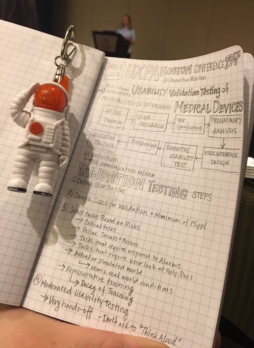Astridpie's tweet image. Fantastic start to #UXPABOS17 #UsabilityTesting #ValidationTesting for #MedicalDevices @beth_loring #IRB #FDA #UserResearch @uxpaboston #UX