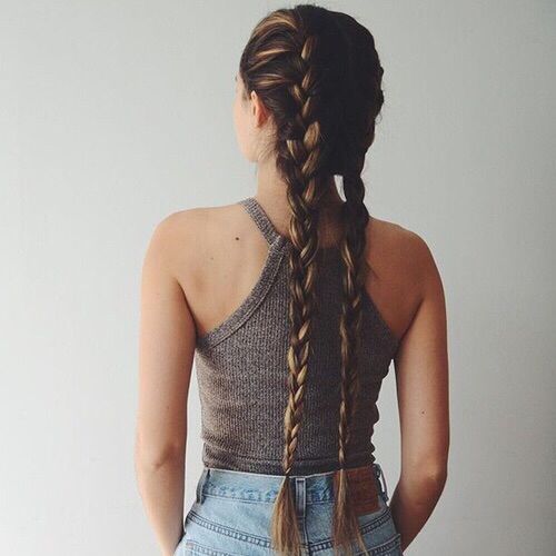 May your monday be as perfect as these braids 💖