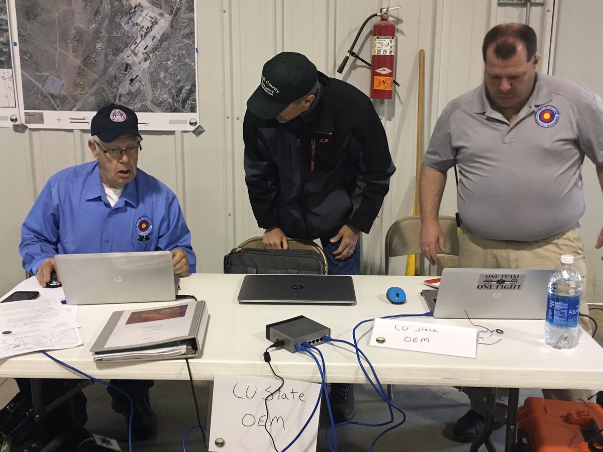 COEmergency's tweet photo. #DHSEM Northwest Regional Field Manager @COEM_NWFM supporting @rioblancoem #Gates full scale exercise today https://t.co/ILXkkr9GDm