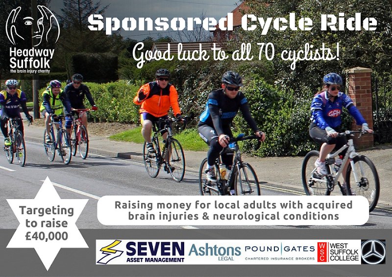 HeadwaySuffolk's tweet photo. Good luck to all 70 cyclists &amp; their teams in our Sponsored Cycle Ride around Ipswich on Saturday! Even the weather is looking kind! 🙏🚲 https://t.co/E3aIGPIvRt