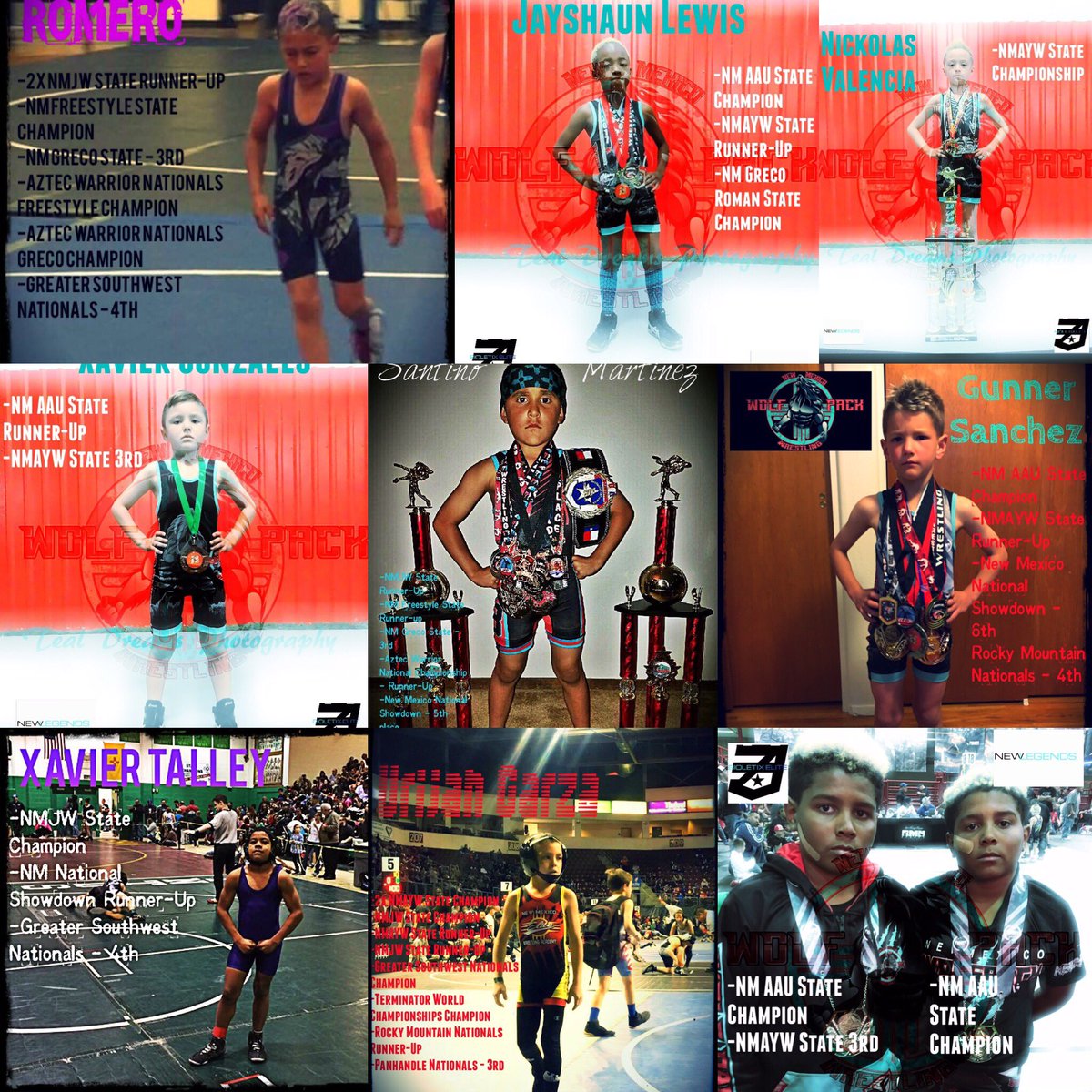 nmwolfpackwc's tweet image. Accolades in the room last night! 9 state champs, 8 state runner up &amp;amp; 3 that finished 3rd! Great night of wrestling!#NMWrestling #Scraplife