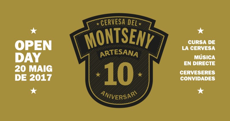 Mañana sábado se celebrará en Sant Miquel de Balenyà el "OPEN DAY: 10 ANYS DE CERVESA DEL MONTSENY",no os lo perdáis ow.ly/9Z6A30bqh1m