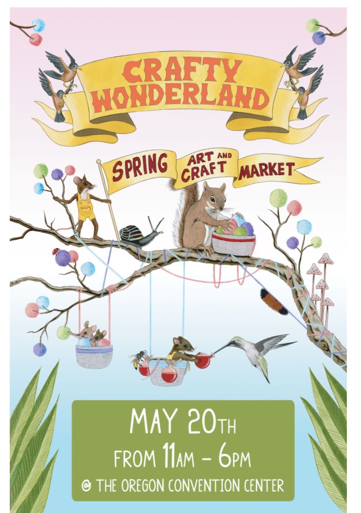 FikaCraft's tweet photo. Tomorrow! #ShopLocal #craftywonderland #pdxevents https://t.co/1Ps9sESI6V