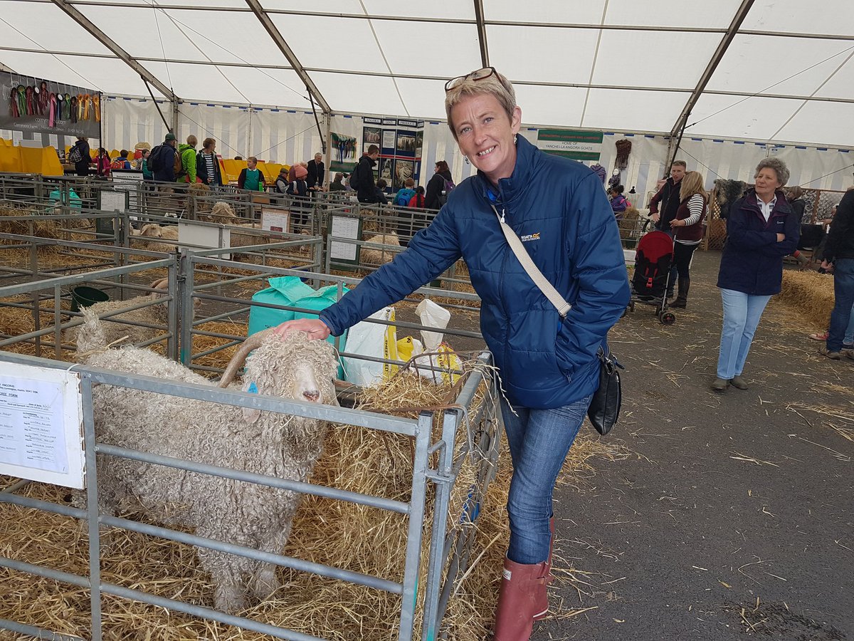 ColabExeter's tweet image. Difficult to decide who is the cutest - Emily or the goat?