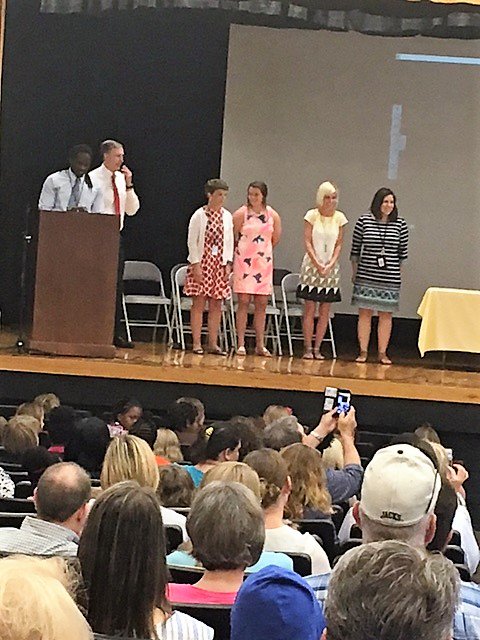 IrmoElementary's tweet photo. Celebrating our I Am Gold student leaders with special keynote speaker, Savannah McCaskill! @LexRich5 @TheNewIrmoNews https://t.co/bYA5OIFBLH