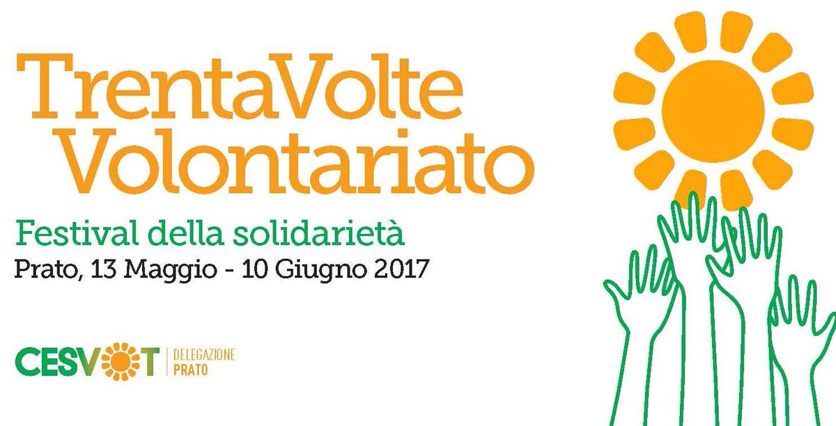 Cesvot's tweet photo. Fino al 10 giugno a #Prato Festival #TrentaVolteVolontariato. Partecipa al contest Instagram https://t.co/LFmi8SqjgO #Cesvot30vvolontariato https://t.co/BB2muW0ADn