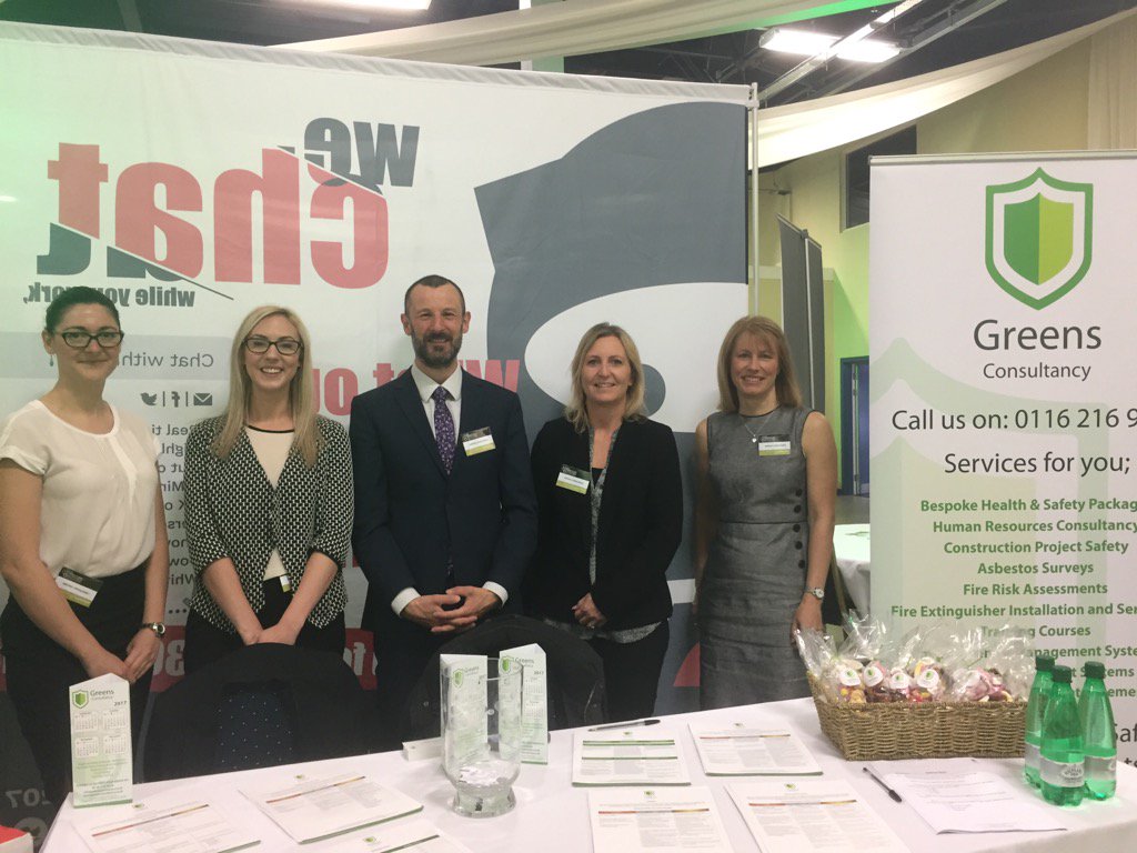 SamGreenSafety's tweet photo. Some of our brilliant team at the Cross Connections Business Expo today. #safety https://t.co/lG2Aj6ls2f