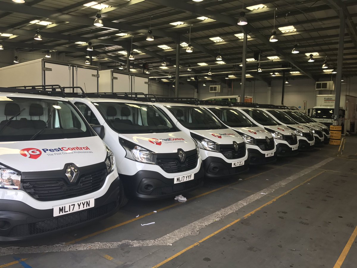 JGPest's tweet photo. And we continue to grow! Another 20 vans added to the fleet today! #THEPESTCONTROLPROFESSIONALS #JGPESTCONTROL https://t.co/4YYzEFSON1