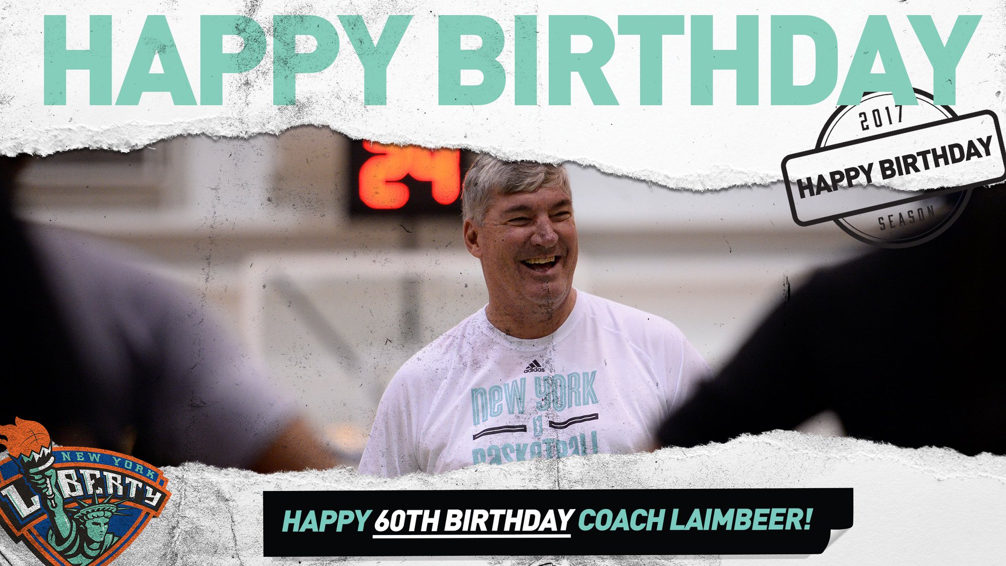 Join the Liberty in wishing a happy 60TH! birthday to head coach Bill Laimbeer! 