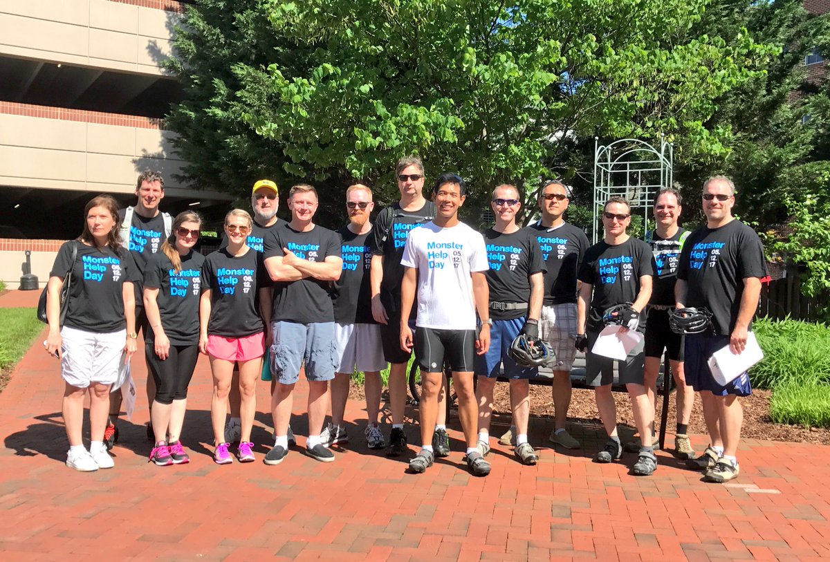LoudounMapping's tweet photo. Thanks to #AOLgivesback volunteers for the help! #leesburgva #crowdsource #map @Esri #raindate @AOLCSR https://t.co/rq2QdCwDLs