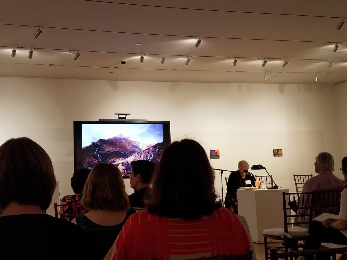 MorrisJumel's tweet photo. Excited to attend #IACConference today @Sothebys, starting off w/Barbara Novak discussing Thomas Cole as proto-modernist. #itweetmuseums https://t.co/nL8FCLlAmX