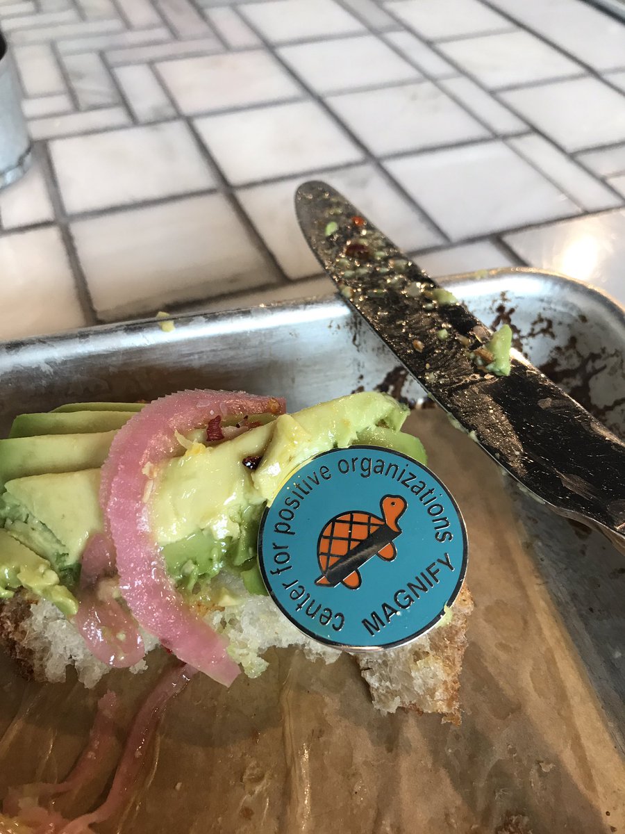 monicaworline's tweet photo. Hey Magnify, where's your pin been? I spotted mine at Fred's having Avo Toast this morning! #magnify17 @EmilySandelands @HQCJane https://t.co/C86jFkJ7Tm