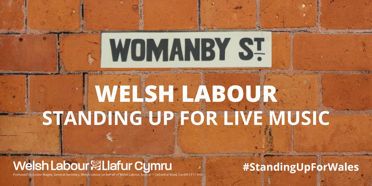 WelshLabour's tweet photo. Great news! @WelshLabour take action to #SaveWomanbySt and live music across Wales #StandingUpForWales https://t.co/560UvglFjK 👩‍🎤👨‍🎤 RT🔄 https://t.co/AecQl9U86G