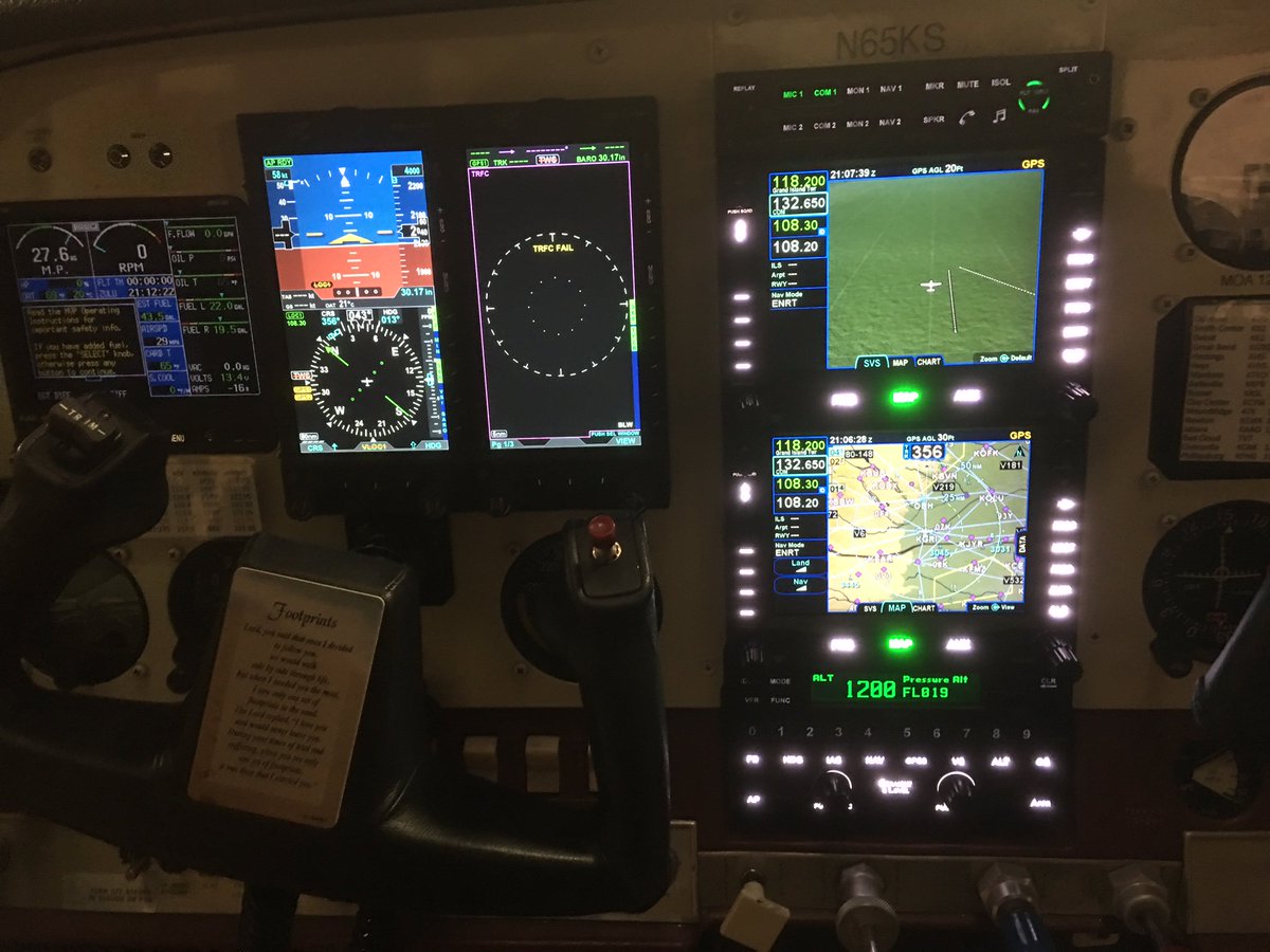 avidyne1's tweet photo. Another gorgeous @avidyne1 installation with dual IFD540s plus dual @aspenavionics in a C182 by @trego_dugan #IFD540 https://t.co/LQhvbGoUZi