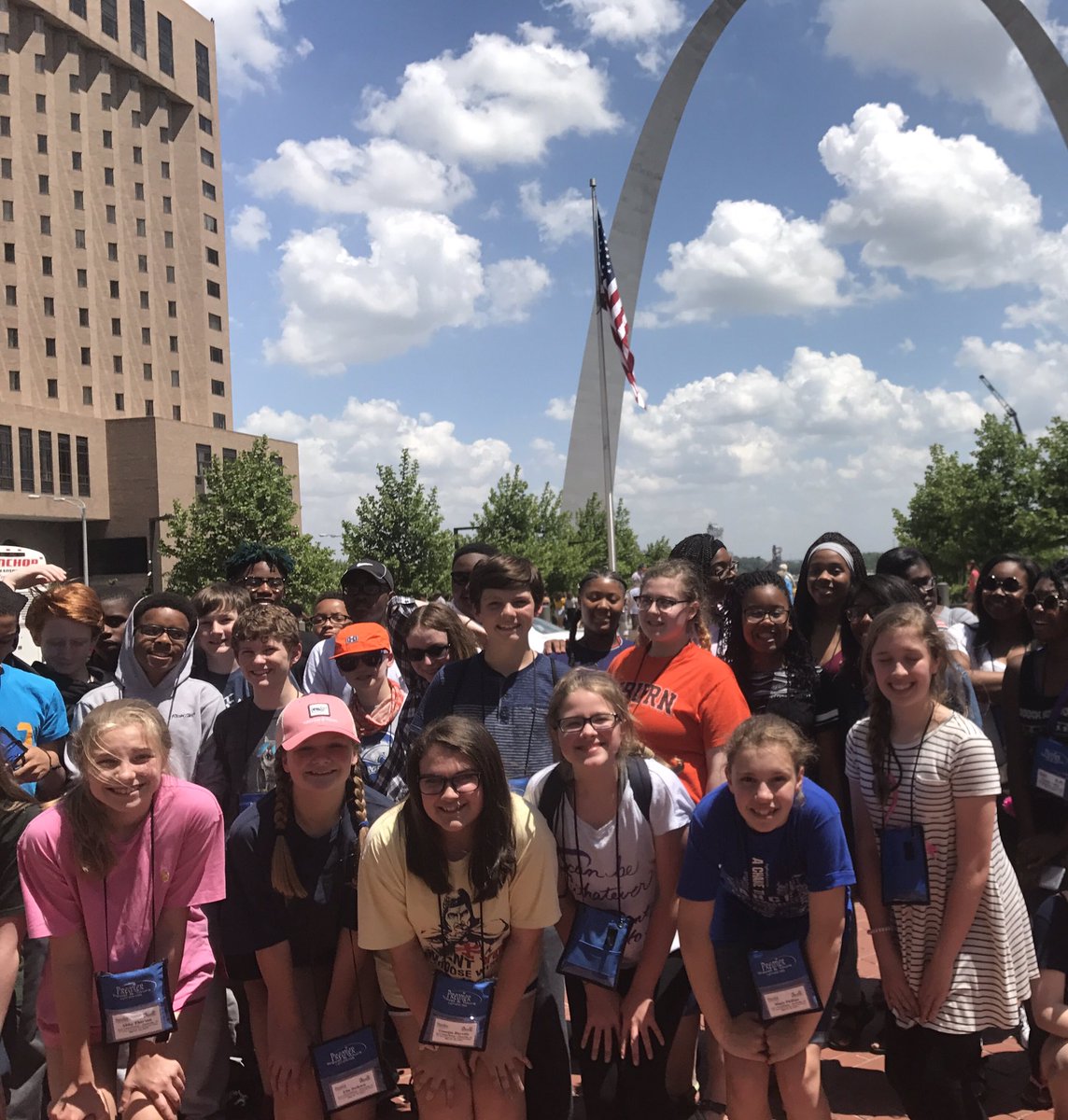 Part of the combined Magnet Choir exploring St Louis before the Music in Park competition   <a href="/HSVk12/">Huntsville City Schools</a> <a href="/HCS_Magnet/">HCS Magnet Programs</a> <a href="/tsummerville/">Tristan summerville</a> <a href="/amyvawp8/">Amy VanAllen</a>