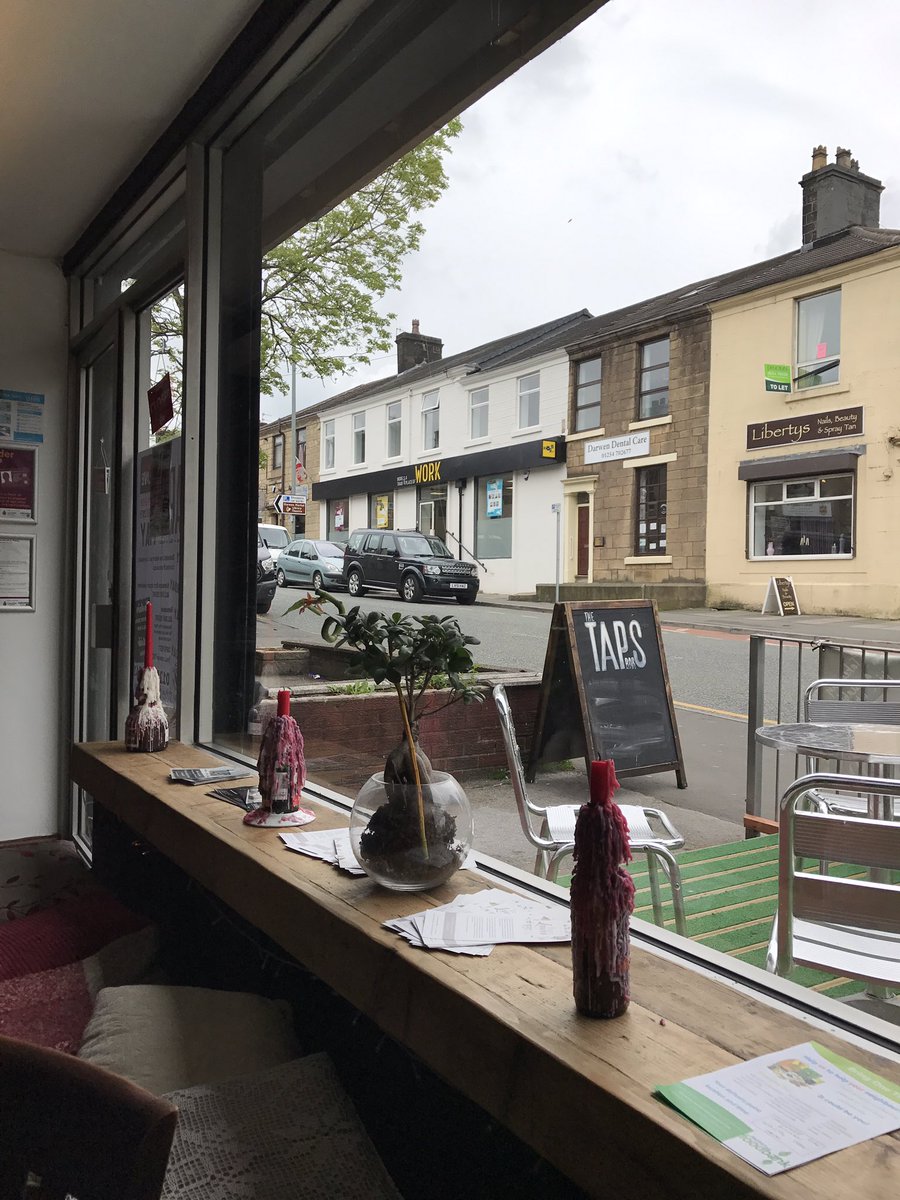 OverDarwenHouse's tweet photo. Working on our launch event, sat across from our beautiful building!! #Darwen #launch #countdown #FiveSleepsToGo https://t.co/nKONiRRfNd