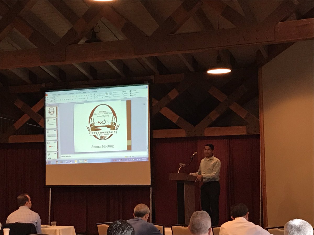 May means it's time for Jackson! Candidate Kondala Rao Mantri introduces the first speakers.  #IntermountainITE