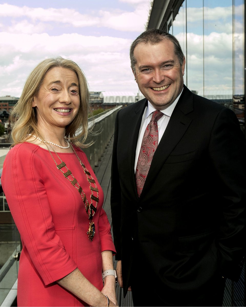 Congratulations to our newly elected President Shauna Greely, pictured here with immediate Past President Liam Lynch.