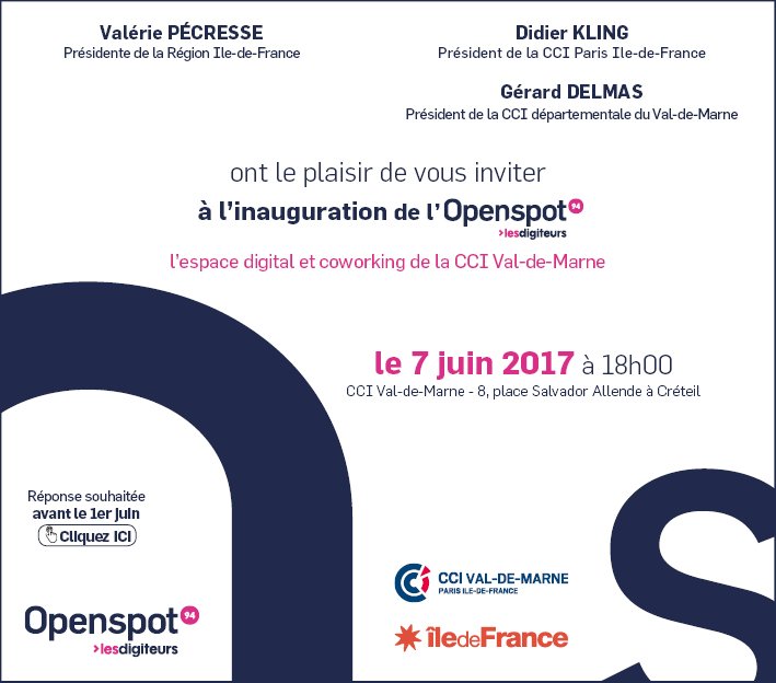 ChebabLaura's tweet photo. Ne manquez pas l'inauguration de l'OpenSpot 94, les digiteurs le 7 juin prochain!🗝️ 
Inscrivez-vous dès à présent : https://t.co/QwYserpkkG https://t.co/vbcoAP8xg3