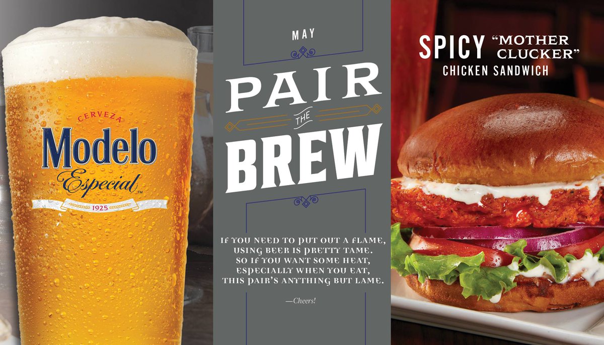 tklaredo's tweet photo. Try our May pairing of Modelo and the Spicy Motherclucker! #PairTheBrew #Modelo https://t.co/RbvgD6Pv2g