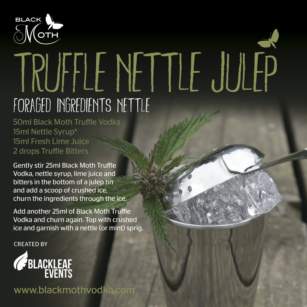 Fancy trying our daring Truffle Nettle Julep?!