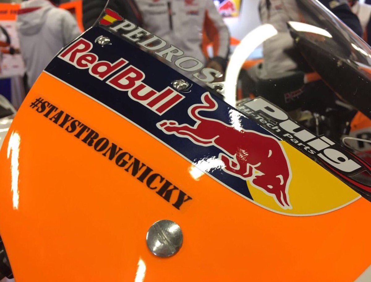 oz_cryptoguy's tweet photo. RT: @26_DaniPedrosa - Wet first day! #FrenchGP #Day1 #MotoGP #staystrongnicky https://t.co/8jEJcz7V4y