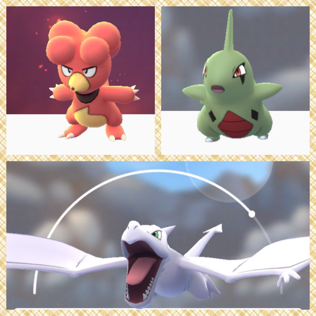 青維らい 今日生まれた新しい子たち ついにヨーギラスゲット アニメでは人見知りだったけどこの子は如何に プテラもコハク からではなく卵でゲット ブビィは 頭のもこもこに一度触って見たいかな W まんたーgo