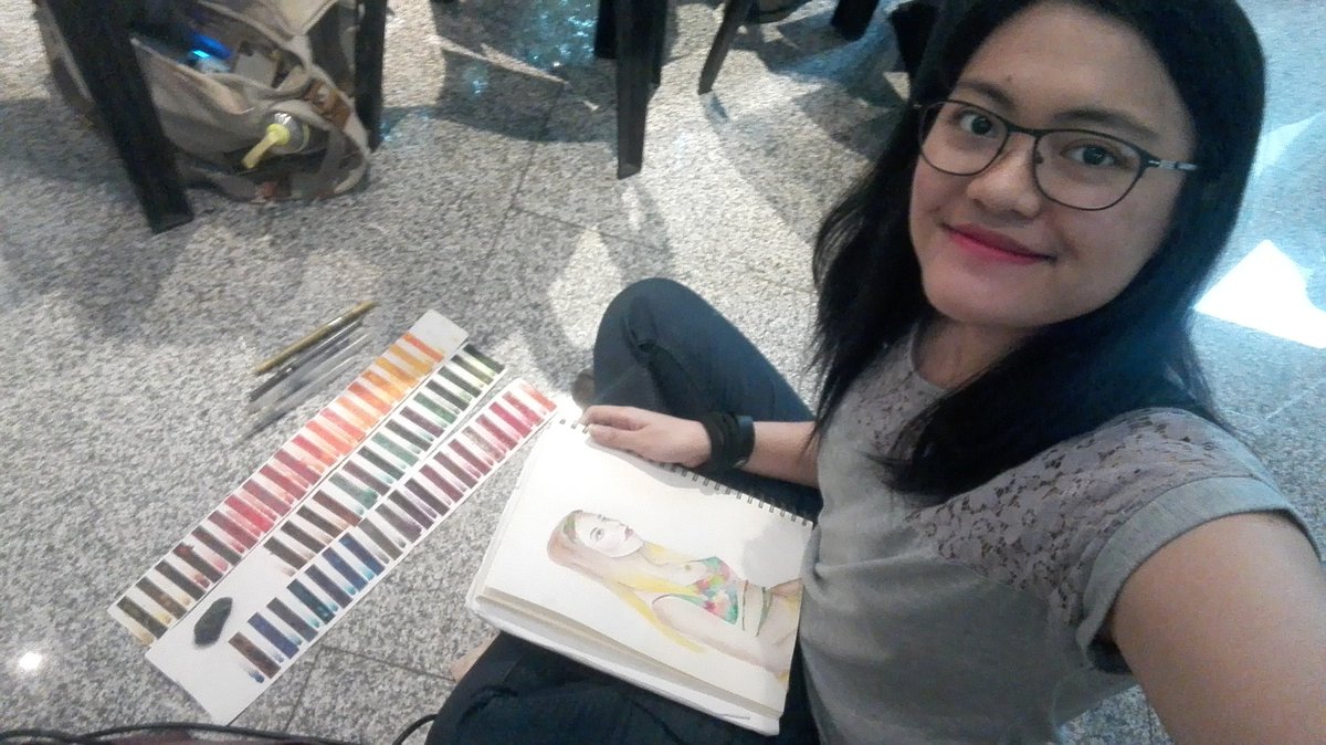 cornyblaq's tweet photo. Free entrance sa Ayala Museum kanina! Did you guys visit? I was there with Agos to do some live painting demo~ #ayalamuseum https://t.co/tvsXOoFtdN