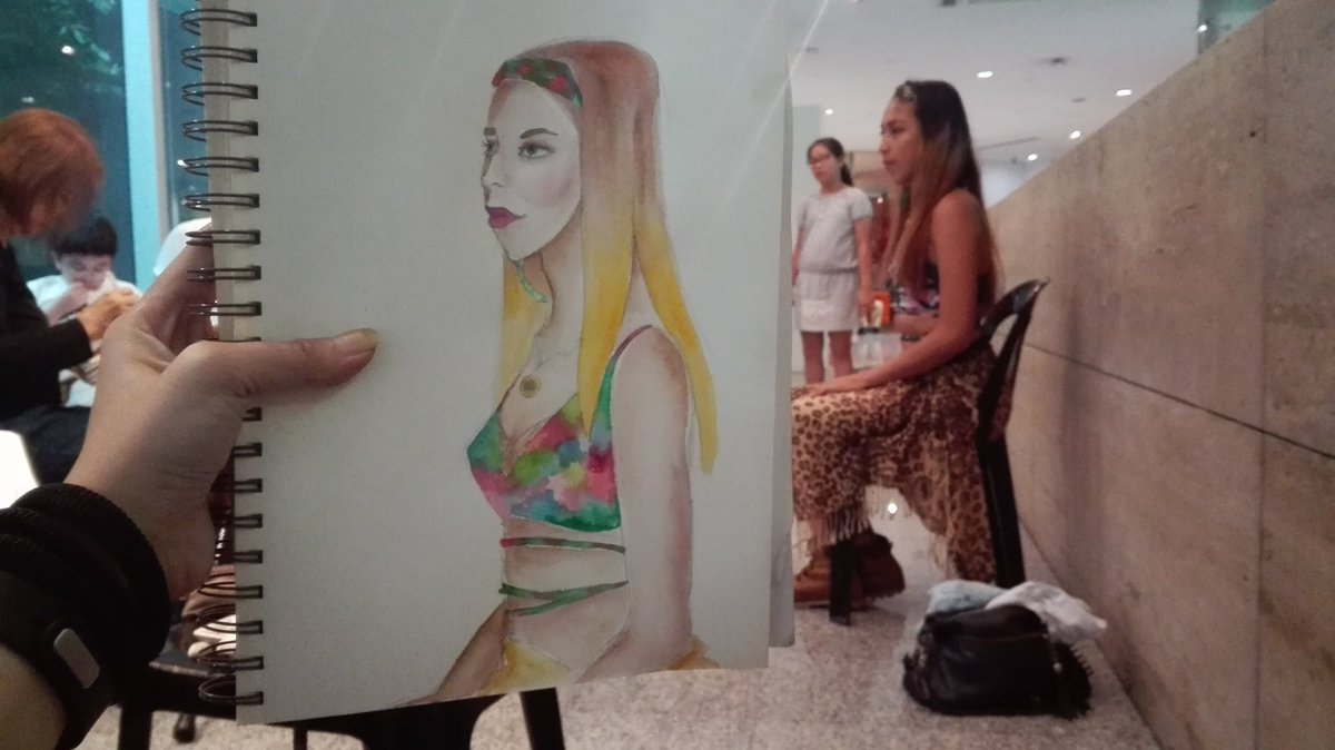cornyblaq's tweet photo. Free entrance sa Ayala Museum kanina! Did you guys visit? I was there with Agos to do some live painting demo~ #ayalamuseum https://t.co/tvsXOoFtdN