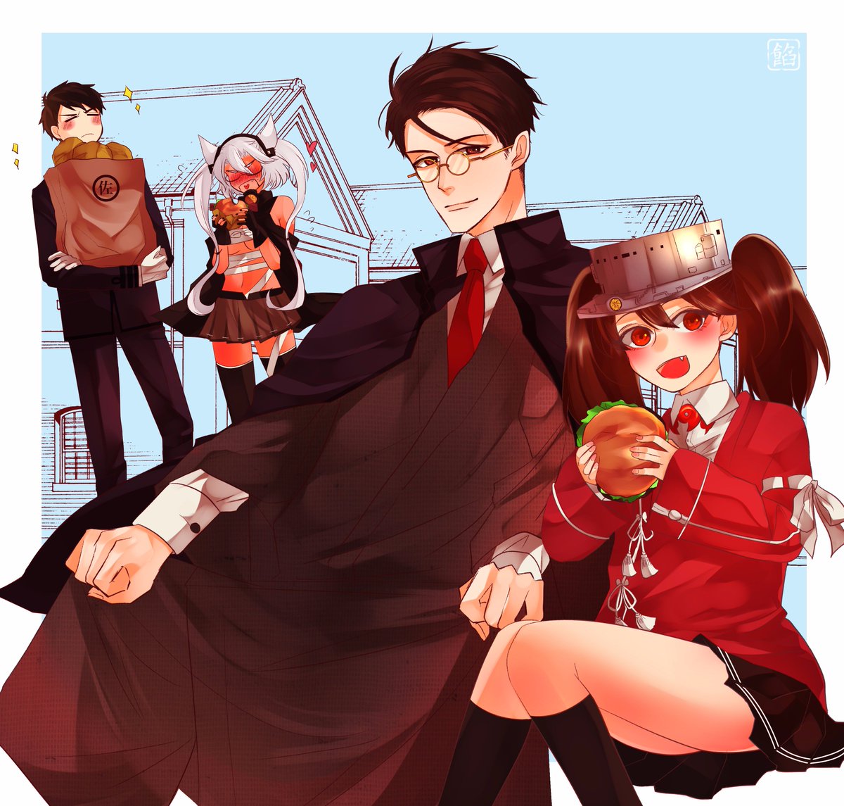 #俺の提督を見てくれ 
にぎやか 