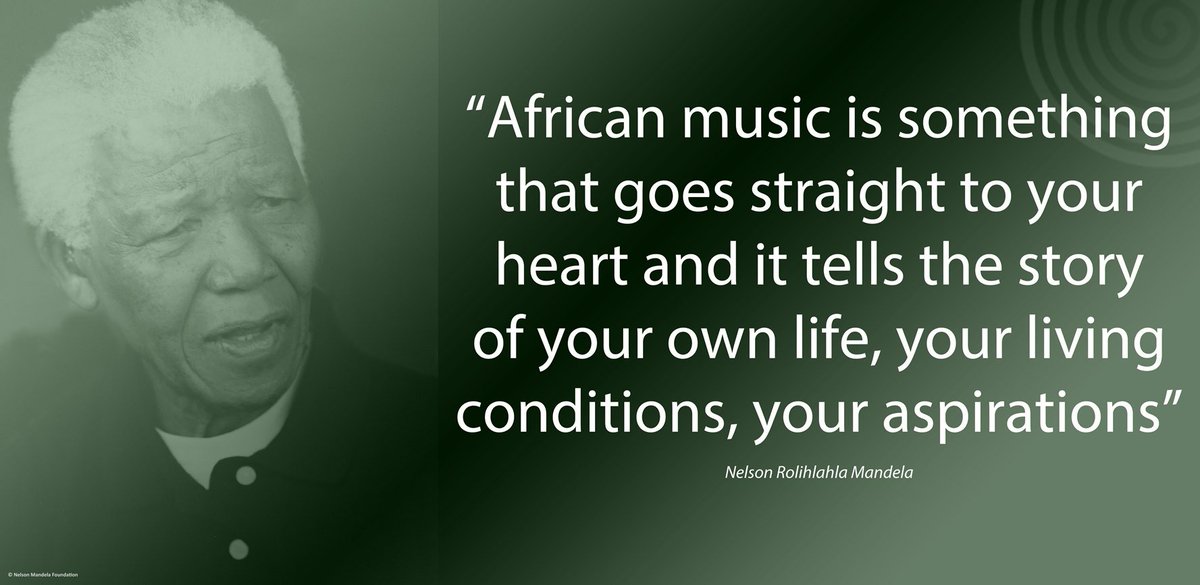 "African music is something that goes straight to your heart&amp;it tells the story of your own life, your living conditions, your aspirations"