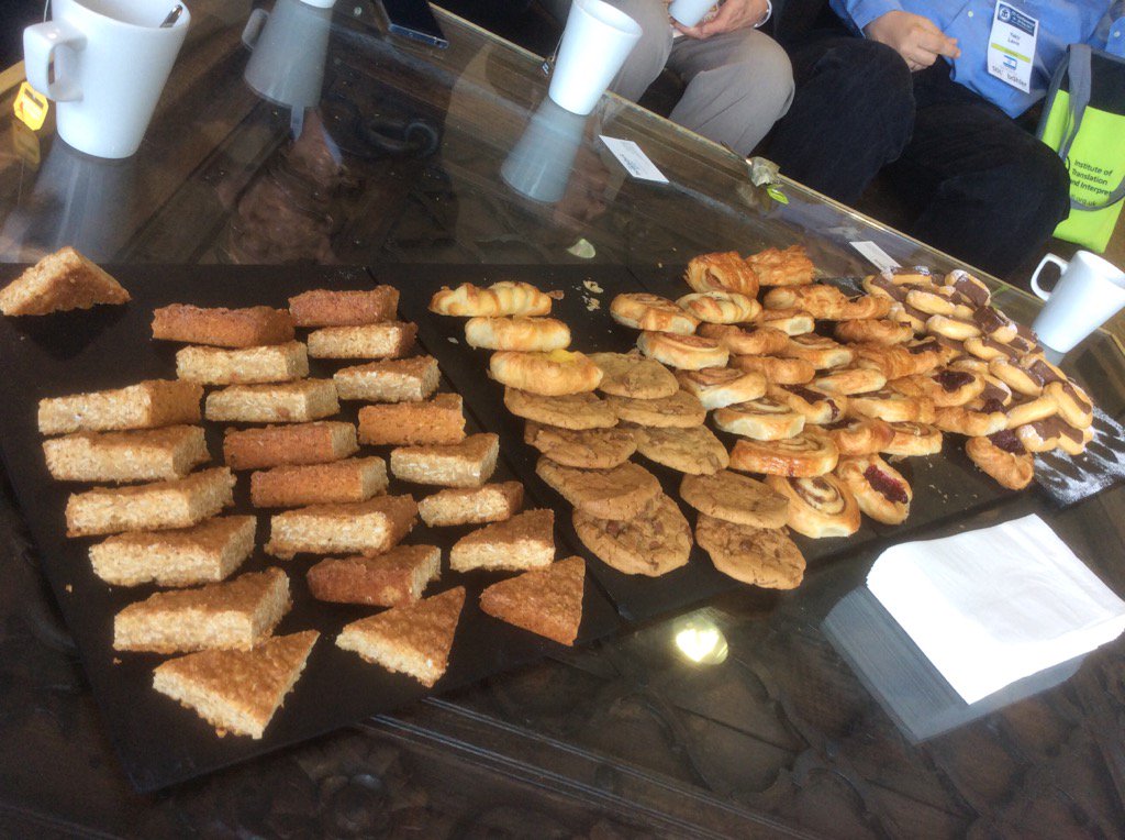 I found a good place to sit in the coffee break! #iticonf17