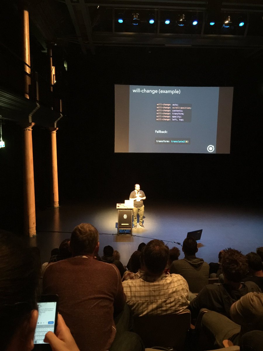 aniskadri's tweet photo. Now @maxlynch talking about performance techniques #pgdayeu https://t.co/e4yYyUGw1Y