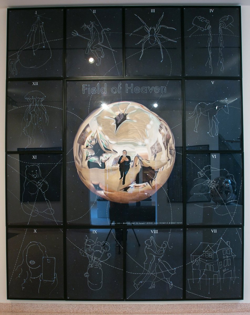 _art_on_sea's tweet photo. Have you spotted that some of the subjects in #TysonTurnBackNow appear as zodiac signs in a prep drawing for his sculpture, Field of Heaven? https://t.co/8nMHeHt0rm