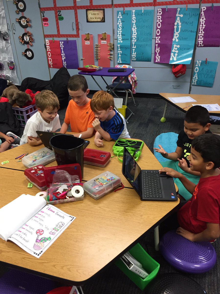 tdshaw5's tweet photo. Technology collaboration!! #kinderandsecond #learningtogether @HasslerKISD @KleinTransforms @aimiller73 https://t.co/DH34yzLBrL