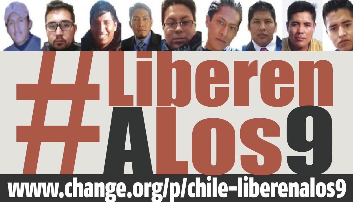 EVISBO's tweet photo. #LiberenAlos9
#ElLibroDelMar
Por nuestros 9 hermanos bolivianos detenidos en Chile. https://t.co/b0QpkxOVK6
