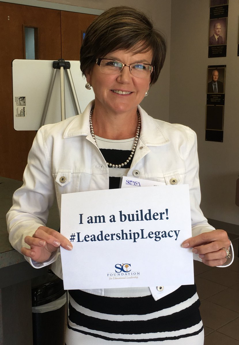 The Instructional Leaders stepped up to the plate on yesterday! <a href="/wendypfolsom/">Wendy Folsom</a> from <a href="/ccsd_sc/">Chesterfield Schools</a> has committed to being a #leadershiplegacy!