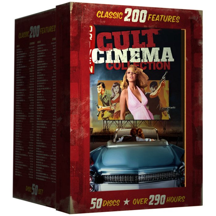 FIRSTMANONMARS1's tweet photo. Drive-In Cult Cinema Collection: 200 Features
50 discs! Over 290 hours!
https://t.co/FGszWbWDSq
#drivein #cultmovies #horror #scifi #action https://t.co/WSR5Pwwi5h