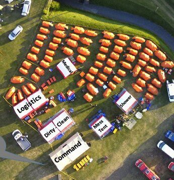 HantsIOW_USAR's tweet photo. Still cleaning all you can see in this picture and all the associated equipment. @UK_ISAR_TEAM @Hants_fire #prepared #Simexseries2017 https://t.co/oz1PZ5tJ3e