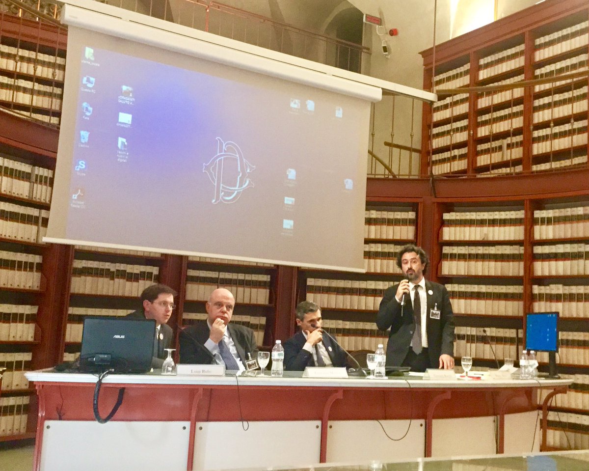 Giospam's tweet photo. Terza sessione del #cgt2017 @Montecitorio. Sta parlando @ltdfr #agendadigitalegiustizia https://t.co/MrQcA7WNbA