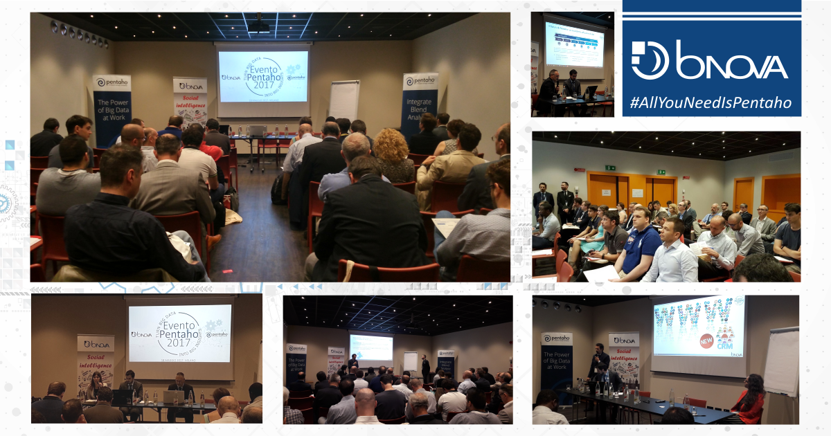 BNovaConsulting's tweet photo. Grazie a tutti coloro che hanno preso parte all'evento Pentaho di ieri. #AllYouNeedIsPentaho https://t.co/jMFslLVAH3