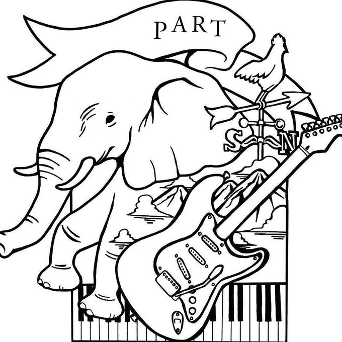 PART*
#PART #Tシャツ #art #artwork #ぞう #ギター #ピアノ #音楽 #music #piano #guiter #方向 #思い出す #感謝 #thanks #ありがとう  #山 #雲 #1日1絵 … https://t.co/eXhch3YpjA 