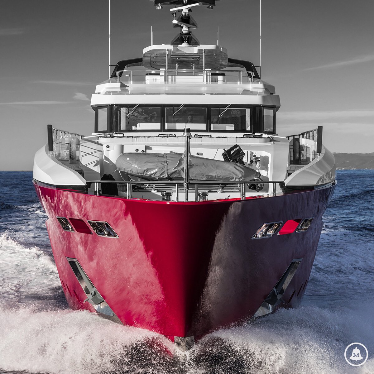 MondoMarine's tweet image. Red Bow for Ipanema…#redcolor #differentcolor #greatcolor @HotLab #luxury #mondomarine #superyacht