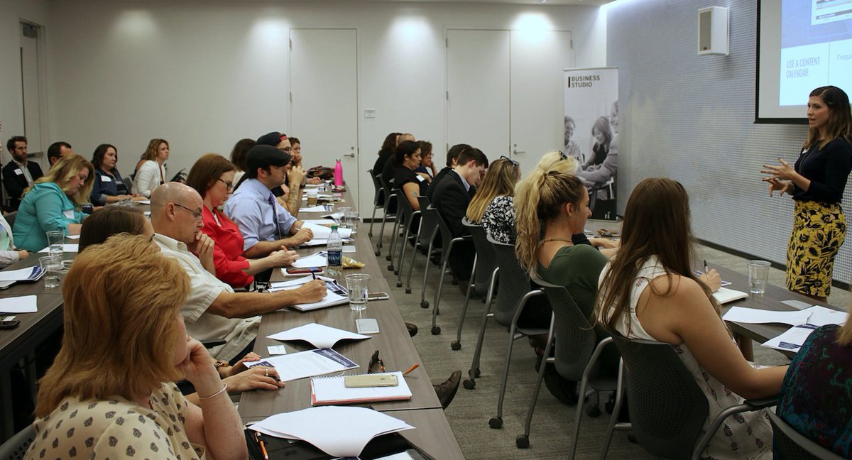 Awesome turnout last night at #bizstudio! <a href="/Parachutedotco/">Parachute Media</a> @thewerkshop