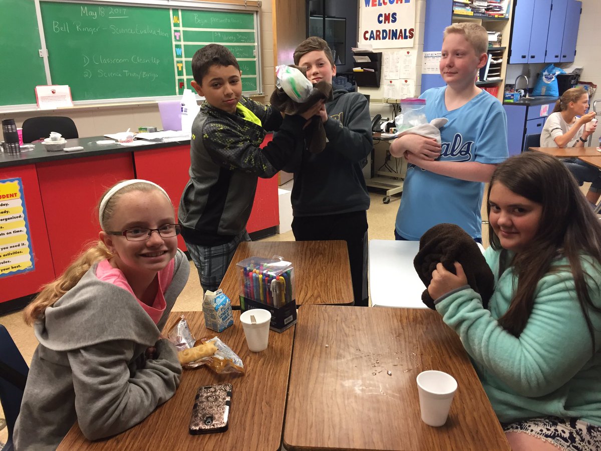 6thScienceCMS's tweet photo. You scream, I scream, We all scream for Ice Cream!! This experiment is the coolest ⛄️🍦😀 @CMSCardinals @CMSCardsGrade6 https://t.co/CdKgpZolSo