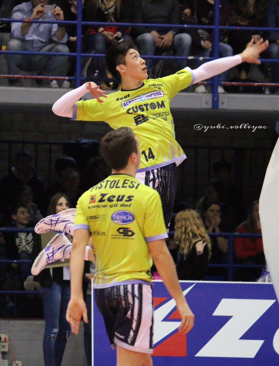 yuki_volleyac's tweet photo. PalaBianchini/Latina (LT) 
2017.2.19 
#YukiIshikawa #TopVolley45 #LatinaPerugia https://t.co/94PQQAwaES
