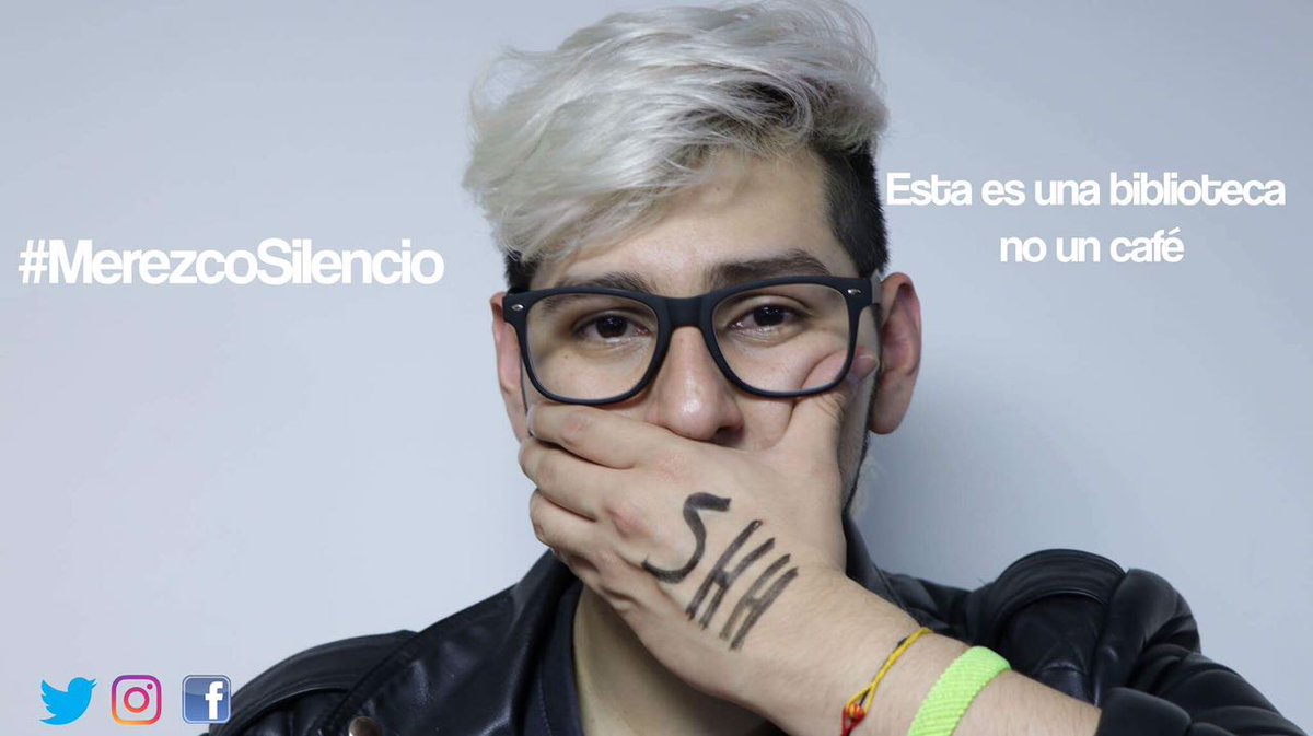 lina_ram5's tweet photo. No necesitamos que nos llamen la atención para empezar a respetar #MerezcoSilencio #ShhMob #CulturaUExternado @ConexionEX @UExternado https://t.co/TcrMrXlwp6