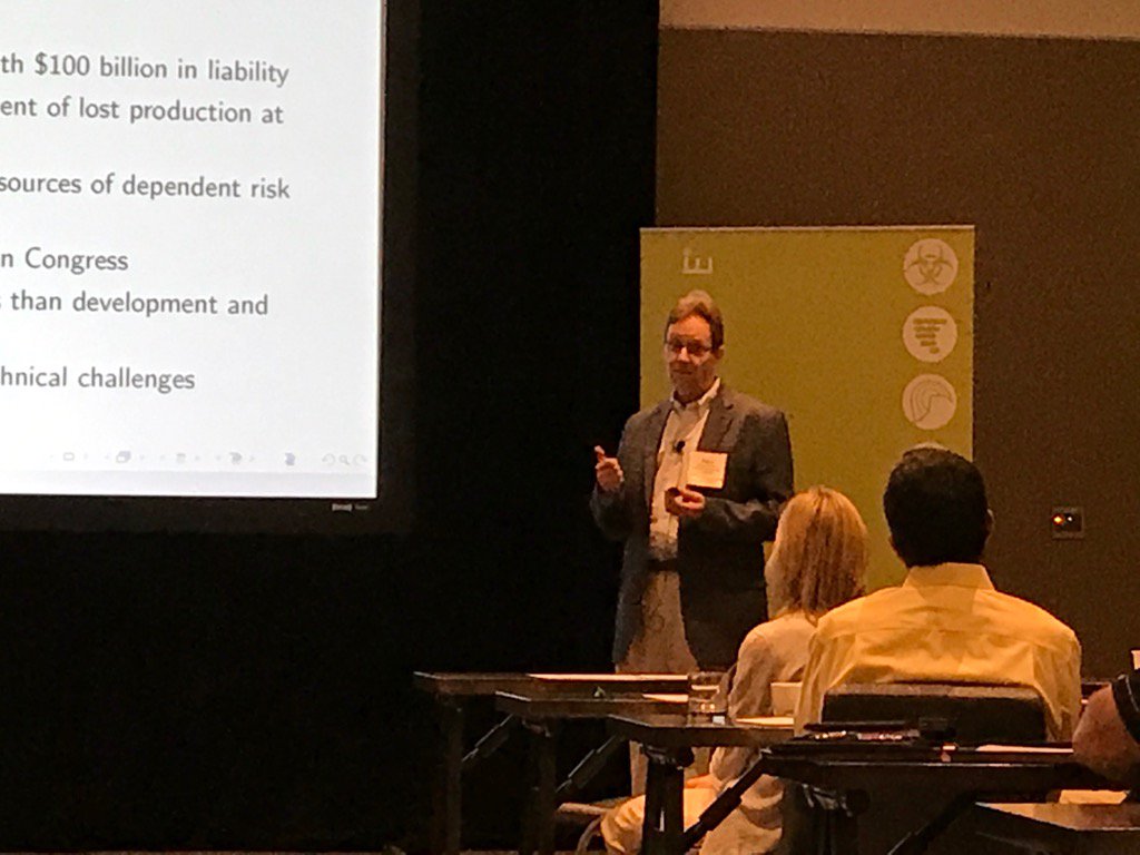 JiBorman's tweet photo. Excited to have my PhD advisor Dr. Barry Goodwin at the @AIRWorldwide Crop Symposium #NCSU https://t.co/3sxzywFuor